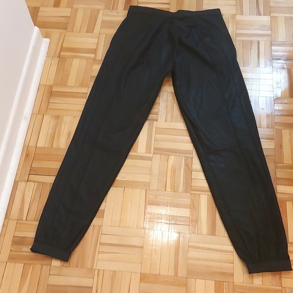 Zara faux leather joggers nwot size S - Picture 2 of 8